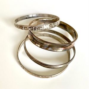 Set of Silver Bracelets